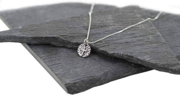 Latin cross Sterling Silver Charm or pendant