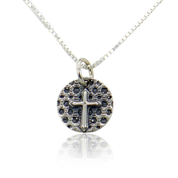 Latin cross Sterling Silver Charm or pendant
