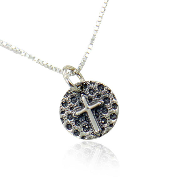 Latin cross Sterling Silver Charm or pendant