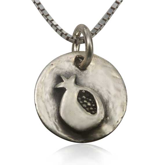 Pomegranate Sterling Silver Charm or pendant