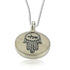 72 name of GOD Customize Hamsa Pendant on Jerusalem stone silver necklace pendant