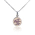 Woman of valor (eshet chayil) Jerusalem stone silver necklace pendant