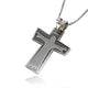 Jesus mane cross in Aramaic necklace pendant silver 925